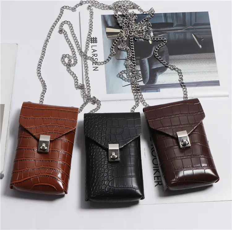 All-match Pattern PU Leather Belt Bag
