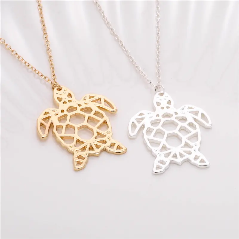 Popular Personality Jewelry Hollow Turtle Necklace