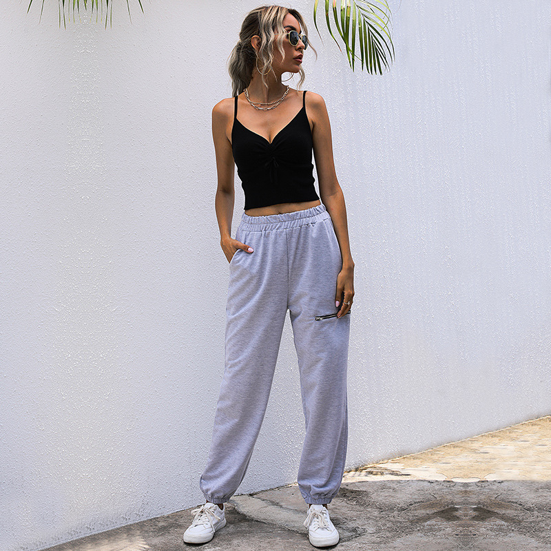 High Waist Loose Straight-leg Casual Suit Pants