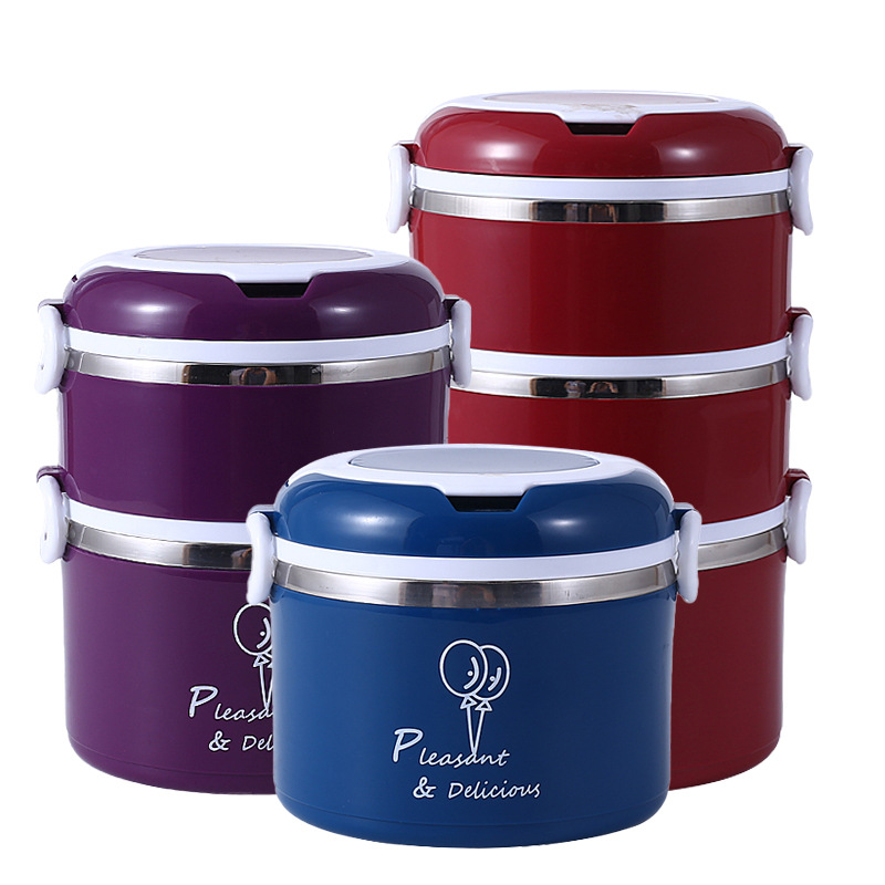 Portable Large Capacity Stainless Steel Insulated Lunch Box