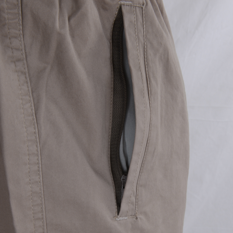 Men's Summer Pocket Zippered Cotton Shorts