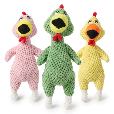 Dog Toys Sounding Pineapple Velvet Screaming Chicken Pet Products