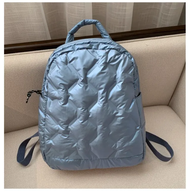 Fashion Casual Space Cotton Ladies Backpack Blue - Shop at LoveMi