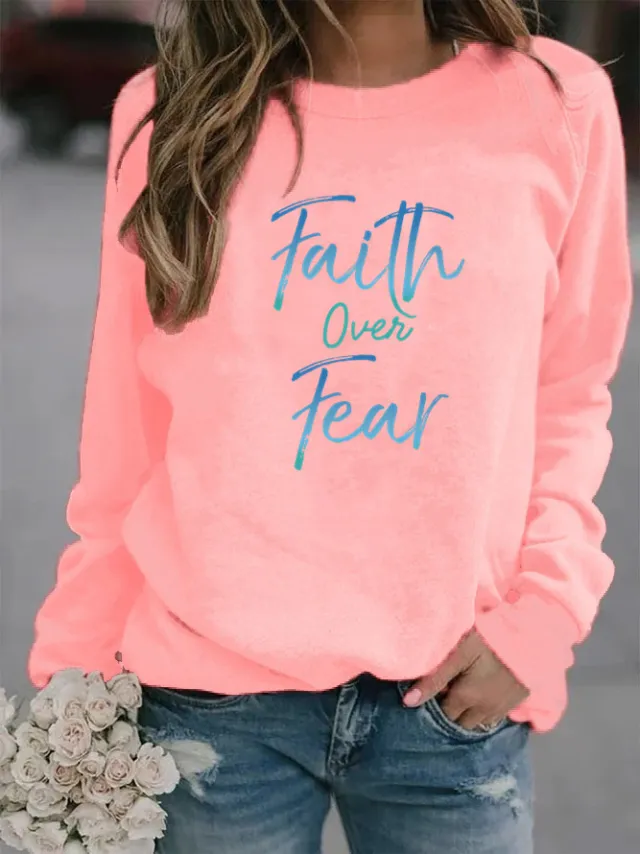 Autumn Sweaters Printed Ladies' Blouses Foreign Trade Source Pink - Shop at LoveMi