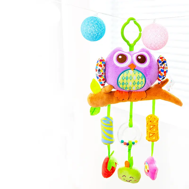 Cute Animal Wind Bell Baby Toy 0 Grip Baby Bed Bell
