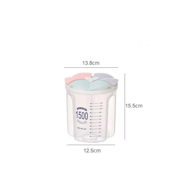 Whole Grain Storage Box, Divided Grain Storage Tank 3 Grids - Shop at LoveMi