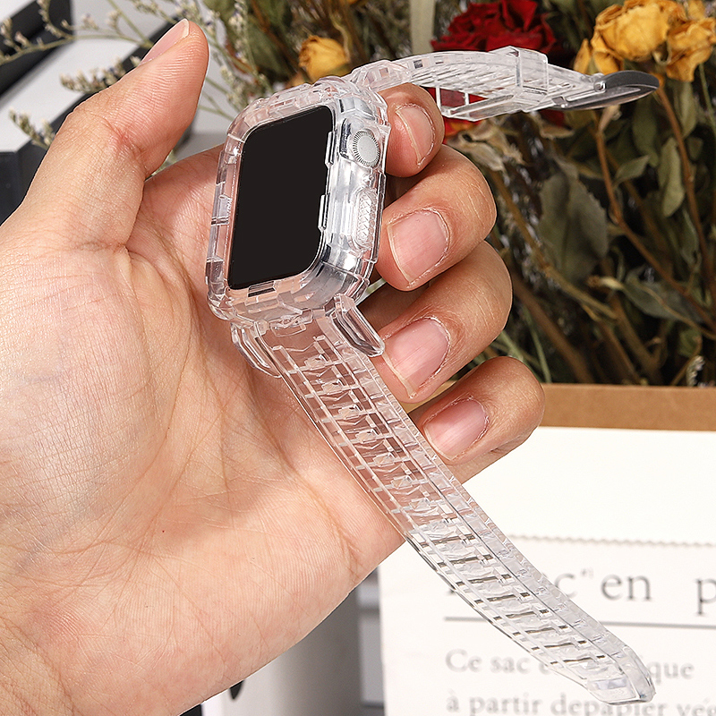 Glacier Limited Transparent Strap With Silicone Case