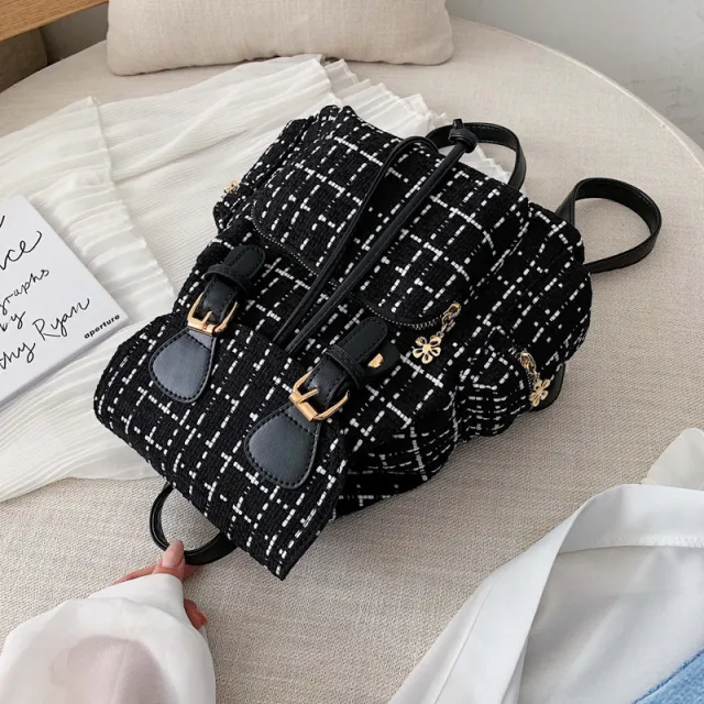 Korean Female Bag Girl Fashion Single Shoulder Backpack Black - Shop at LoveMi
