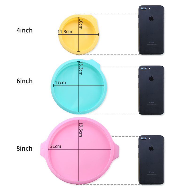Free Slice Chiffon Cake Mold Silicone Baking Tools