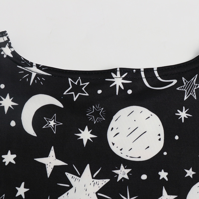 Women's Harajuku Style Triangle Totem Bird Vest