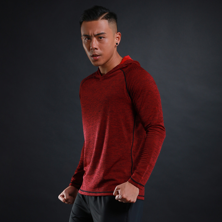 Solid Color Men's Long Sleeve T-shirt Shirt Jacket