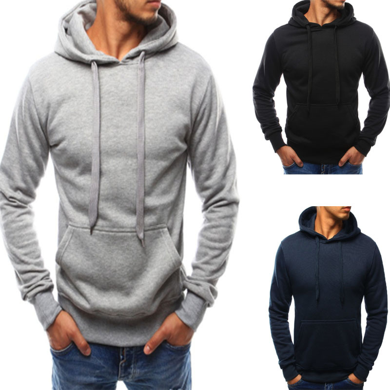 Men's Solid Color Sling Pullover Top Sweater