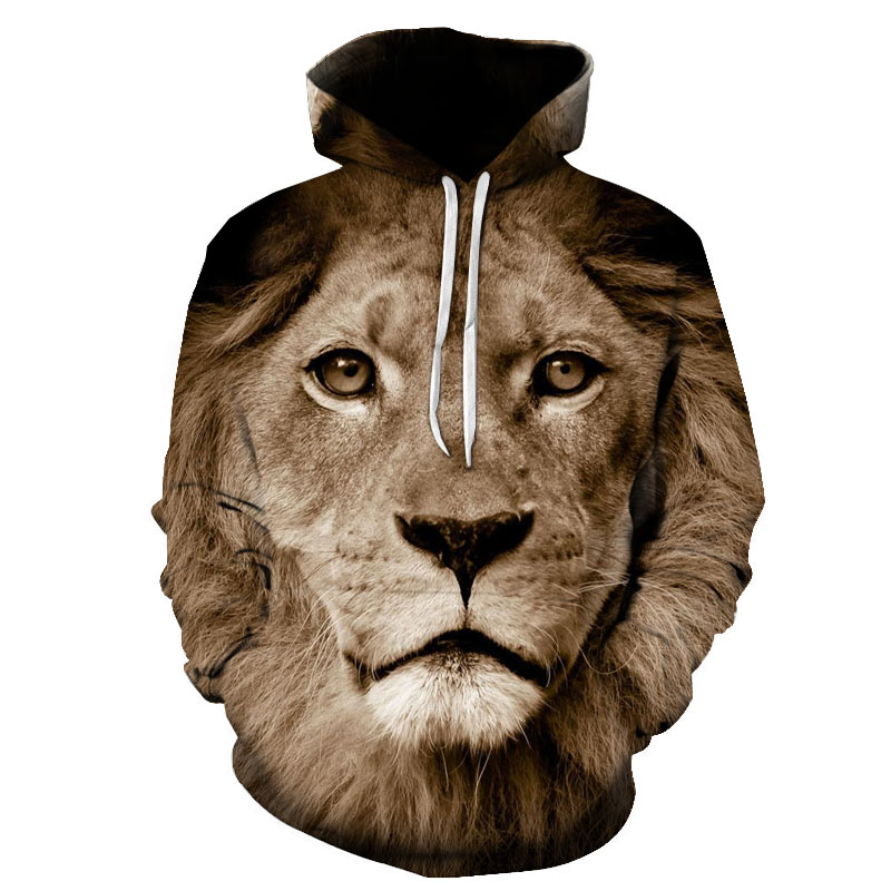 Sweatshirt Casual Tiger Sports Suit Hooded Jacket