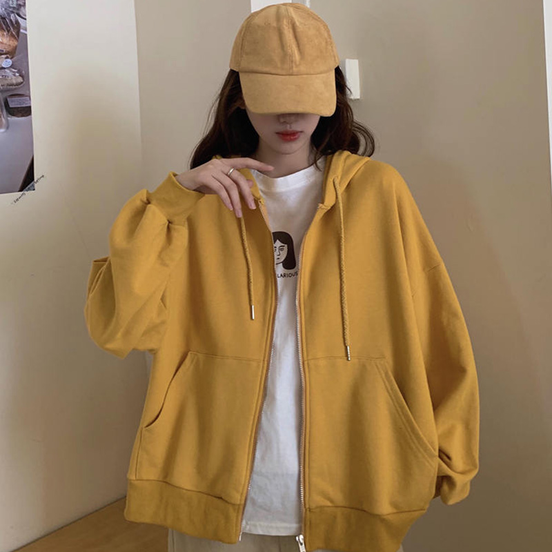 All-Match Korean Version Of Ins Tide Plus Velvet Thickening Hong Kong Style Retro Chic Casual Top