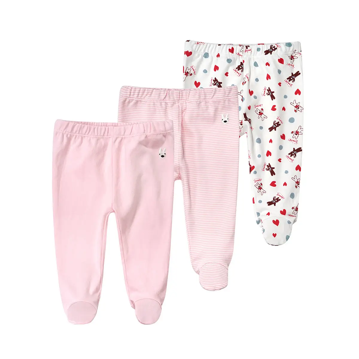 Three Sets Of skin-friendly And Comfortable Baby Rompers