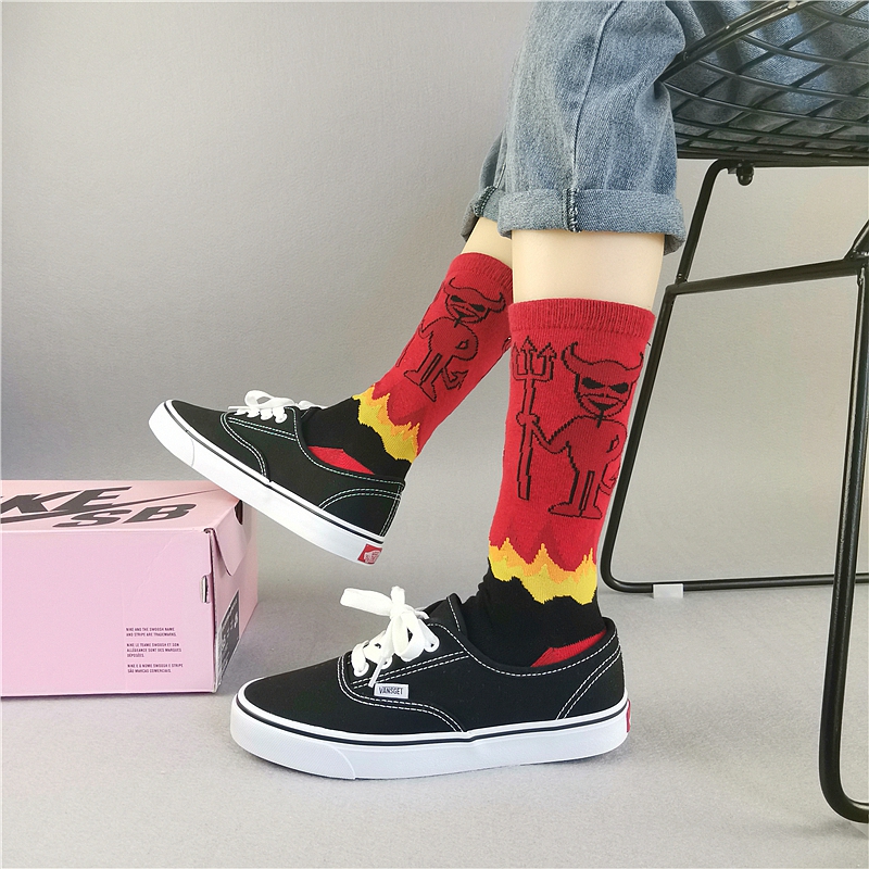 Japanese Fashion Creative Cartoon Angel Socks For Men And Women