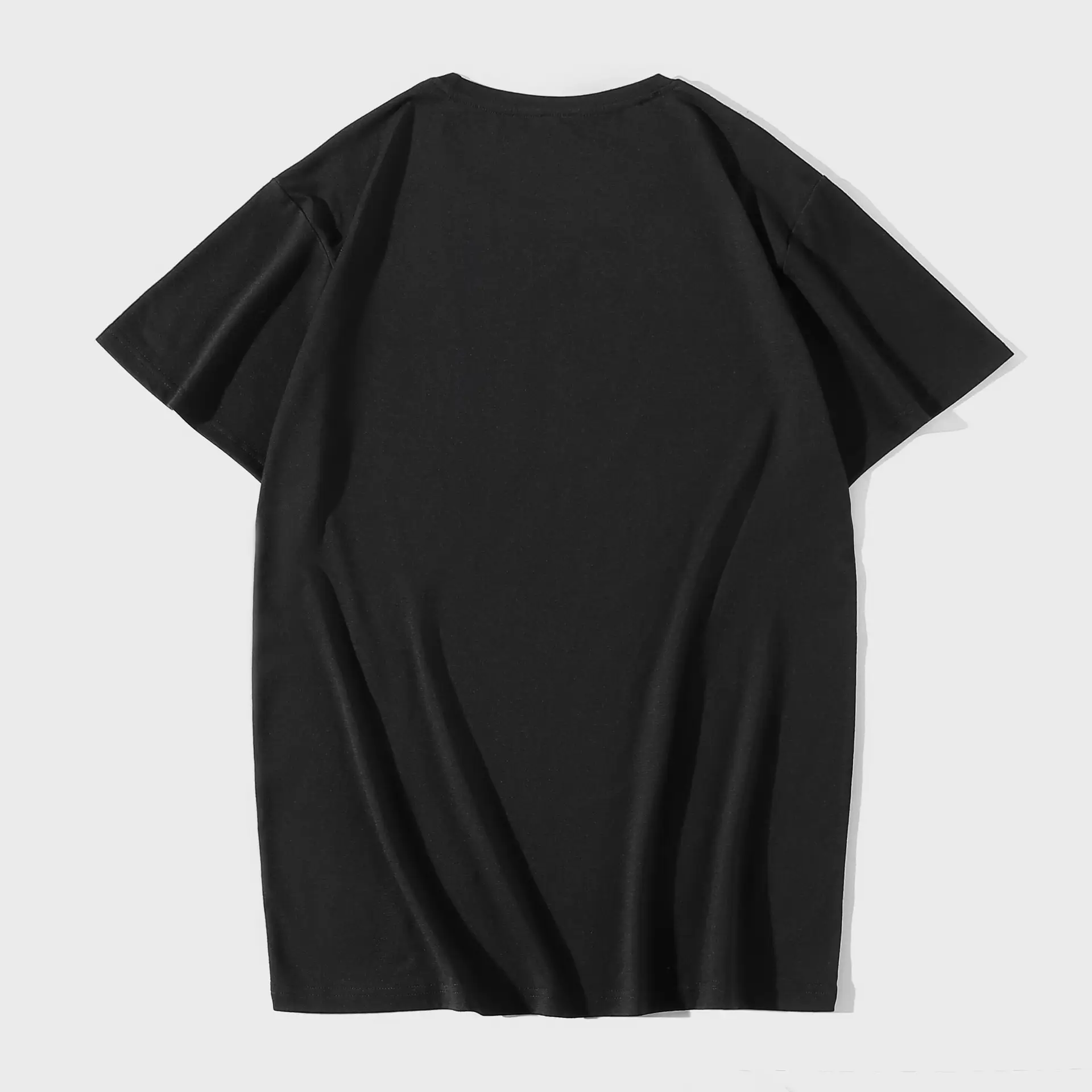 Round Neck Lightning Print Short Sleeve T-shirt Top