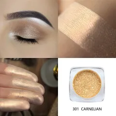 INS Stage Makeup Silver Gold Pearl Eye Shadow And Glitter - Gold - View 1
