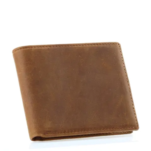 Horse Leather Men Wallet Men Ultra-Thin Casual Short