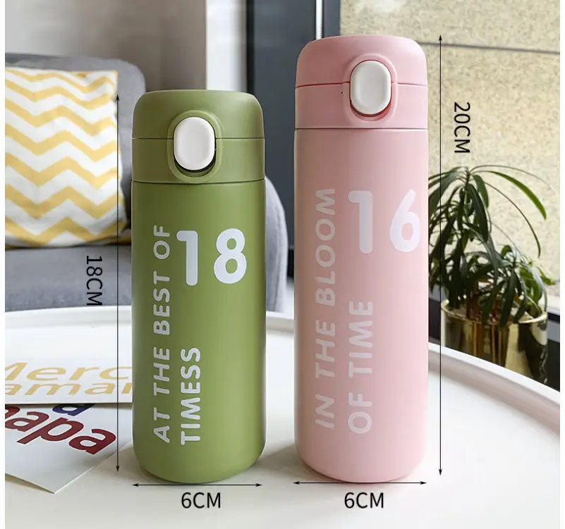 Digital Stainless Steel Thermos Cup Gift Student Drinking Cup