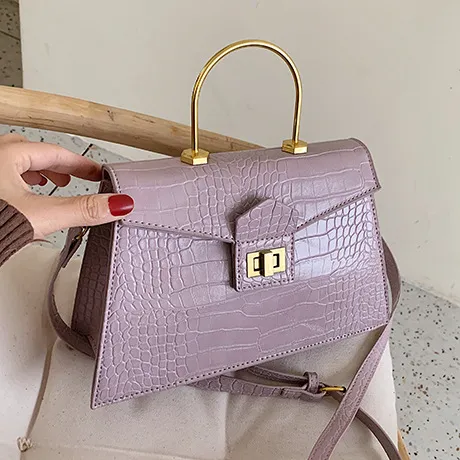 New All-Match Fashion Single Shoulder Bag - Purple
