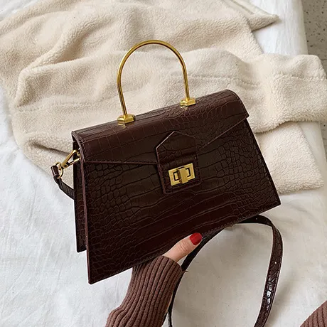 New All-Match Fashion Single Shoulder Bag - Coffee