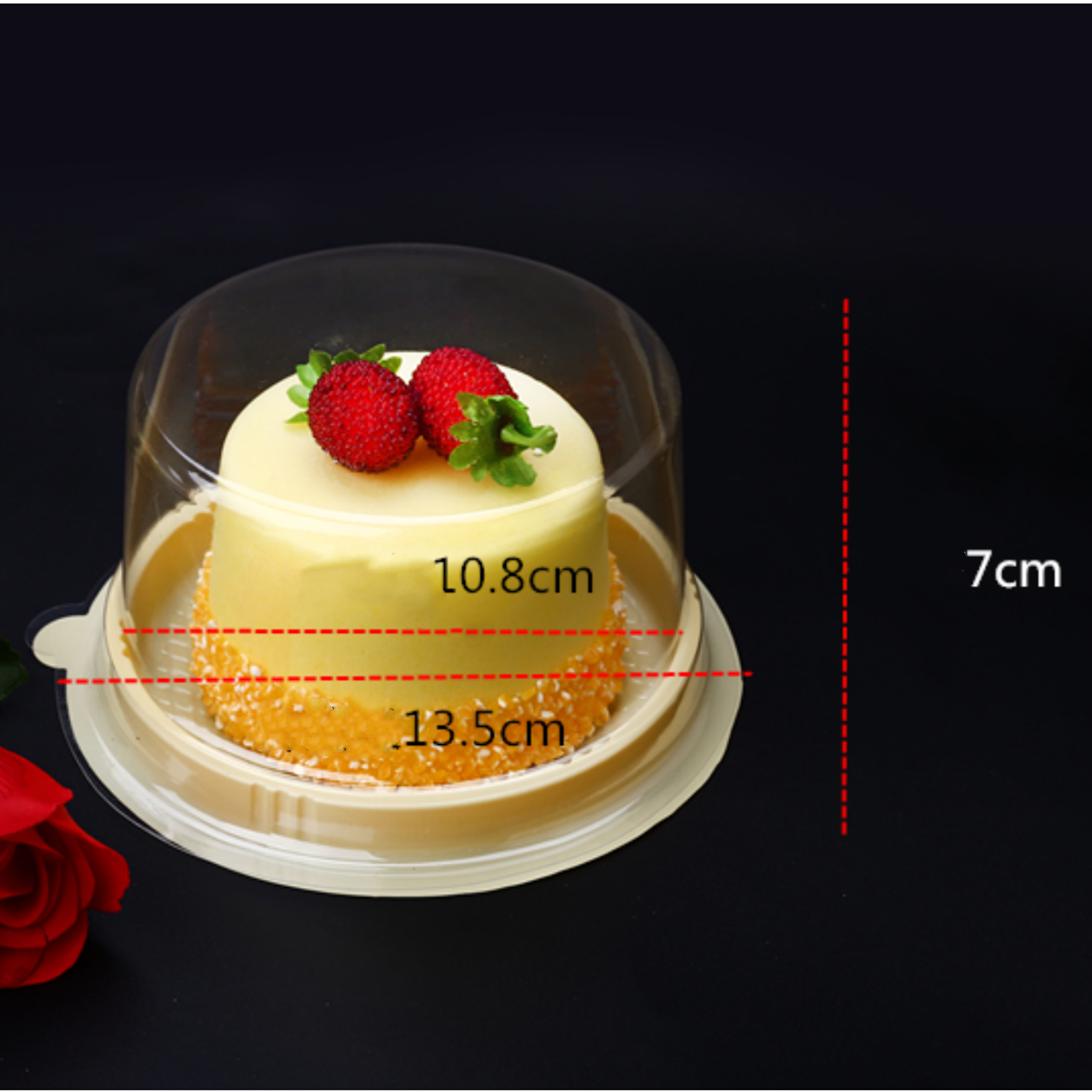 Cake Packaging Box Transparent Round Blister Box — foto 2