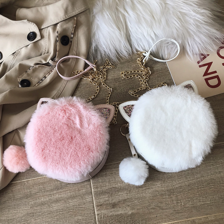 Autumn And Winter Furry Small Bag Female Chain Small Satchel