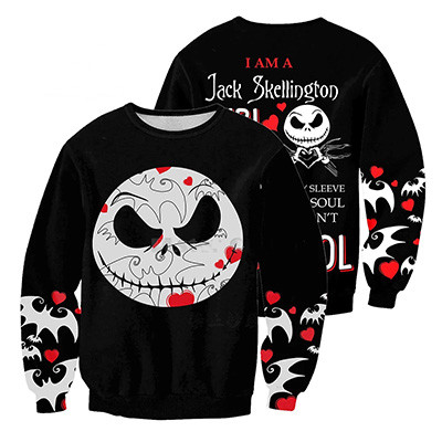 Printed Youth Trend Men's Hooded Pullover Sweater