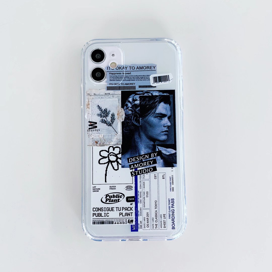 European Style Illustration Soft  Phone Case