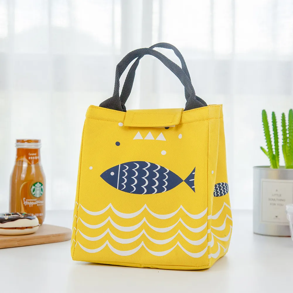 Thickened Thermal Insulation Cold Lunch Bag - Yellow