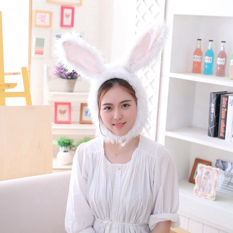 Hairy Bunny Ears Hat Bunny Headgear Photo Props