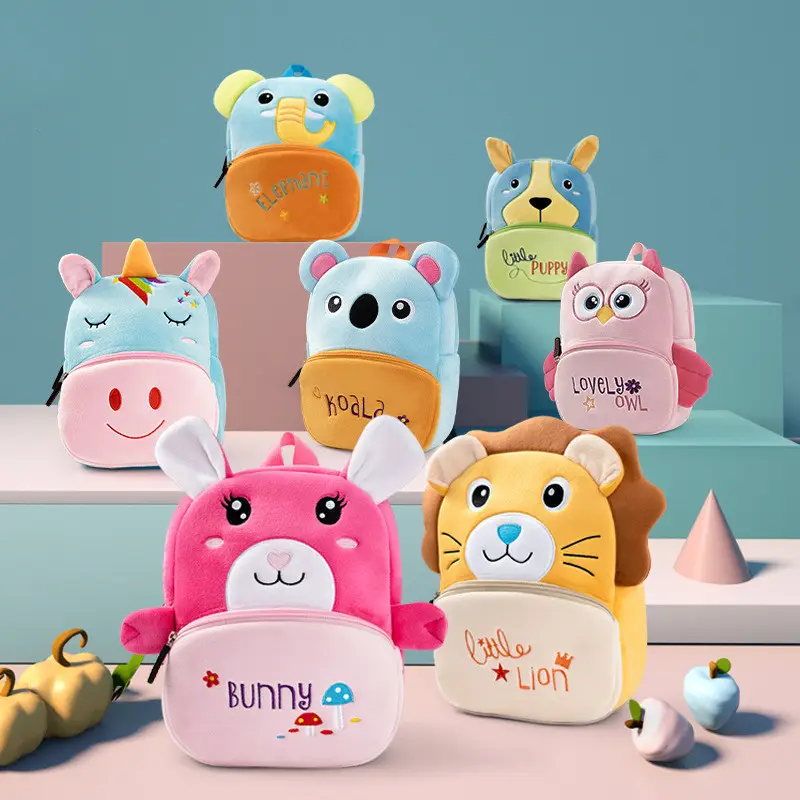 Kindergarten Boys And Girls Small Schoolbag Cute