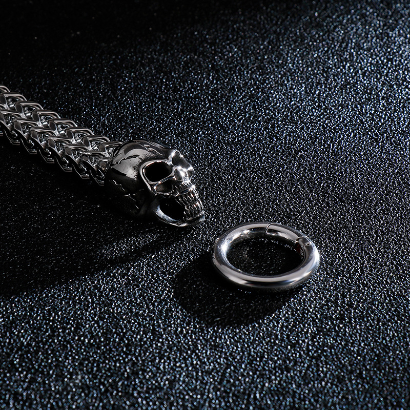 Stainless Steel Skull Titanium Steel Men's Domineering Bracelet
