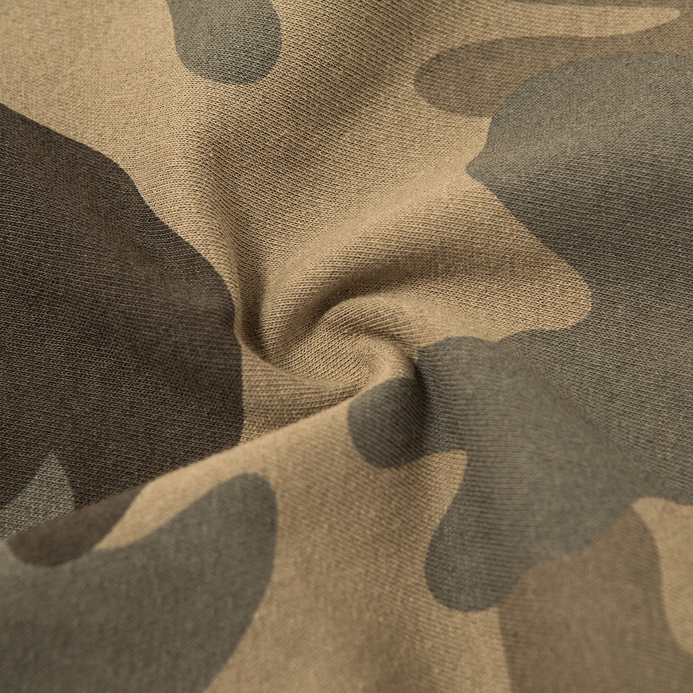 Cropped Camouflage Sweater Women's Hooded Long-sleeved Loose Top