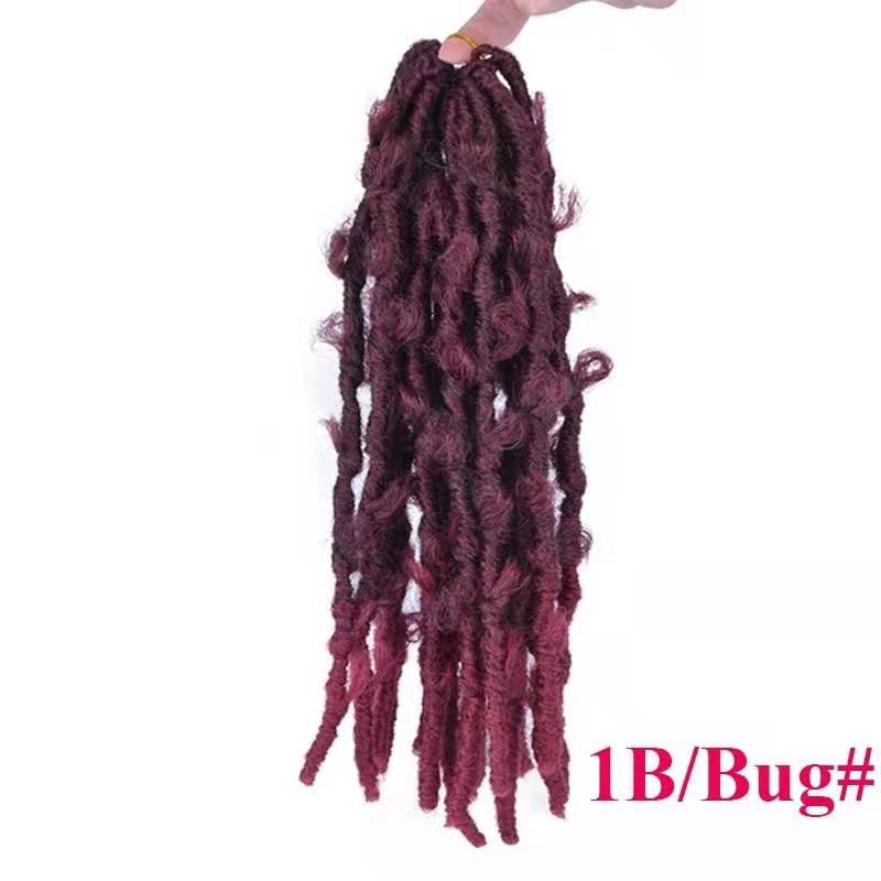 New Product Butterfly Curvy Crochet Dirty Braid African Hair Extension Tbug - Shop at LoveMi