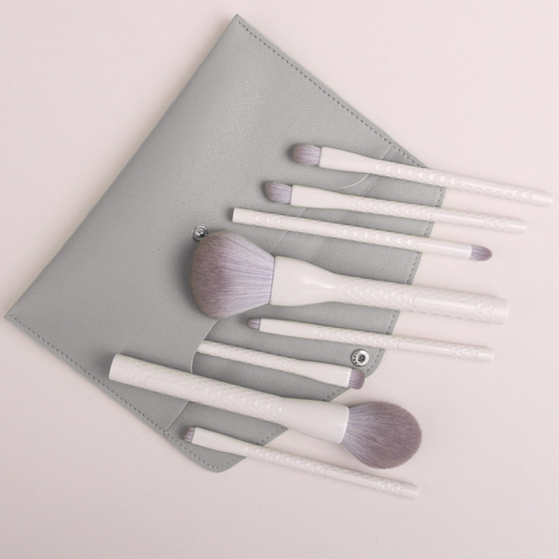 Makeup Brush Set Full Set Of Super Soft Brushes White - Shop at LoveMi