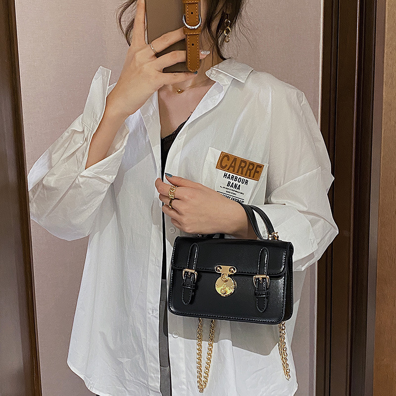 Ladies Messenger Bag Summer Popular Shoulder Bag Black - Shop at LoveMi