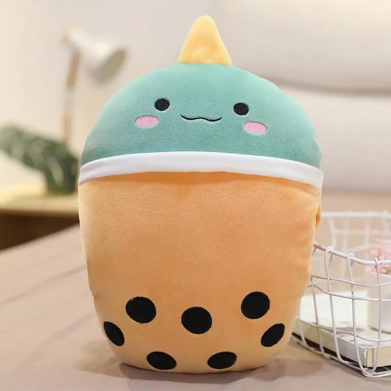 Cute Animal Milk Tea Series Plush Toy Pillow
