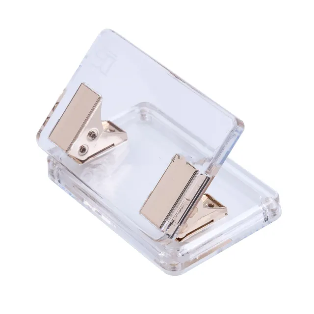 Nordic Style High End Metal Acrylic Puncher Student Office Stationery Golden - Shop at LoveMi