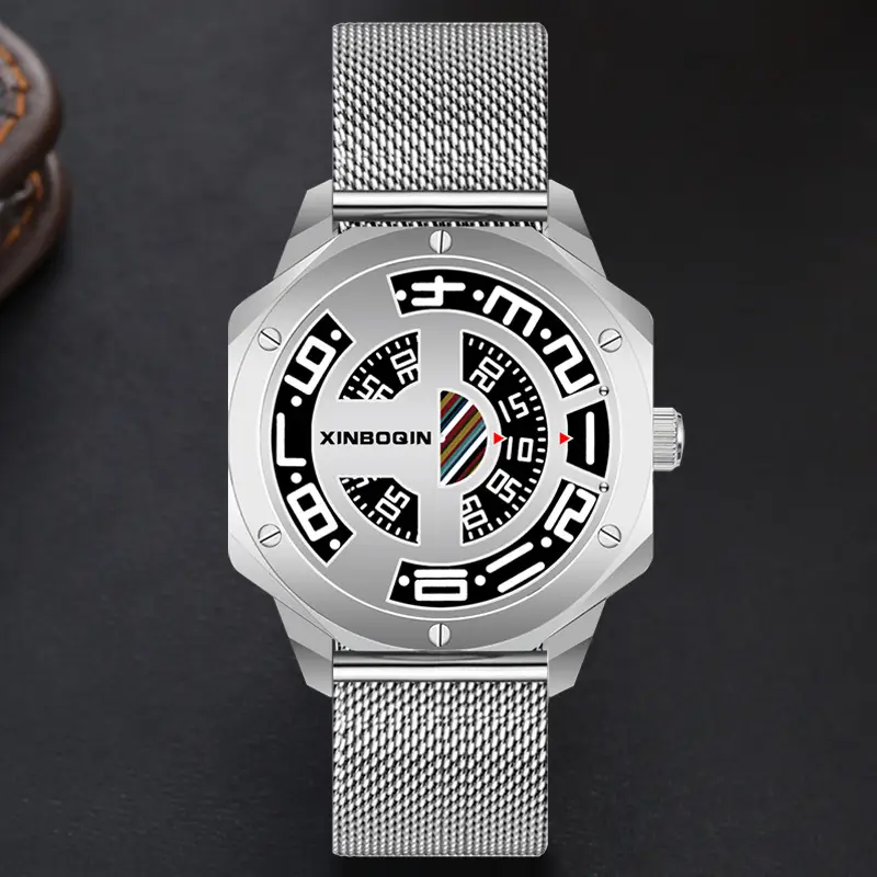No Pointer Waterproof Creative Quartz Watch