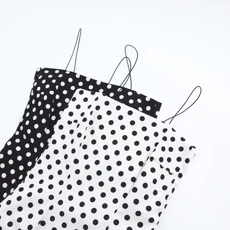 Summer Polka Dot Sling Skirt Thin Women's Short Skirt