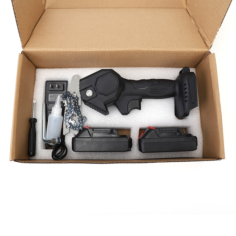 4 Inch Mini Saw Cordless Electric Chain Saw Single Hand Saw — foto 6