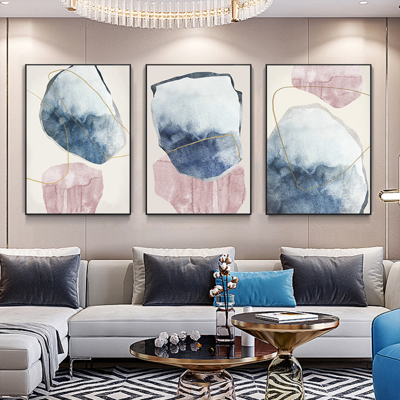 Watercolor Art Stone Porch Decorative Painting Core