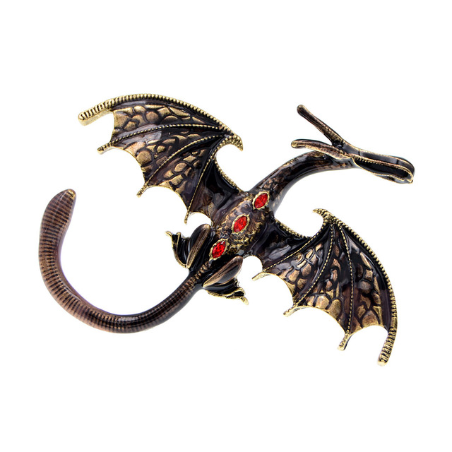 Winged Dragon Brooch