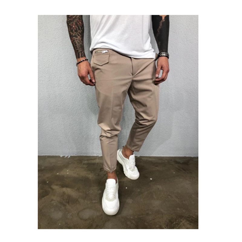 Casual Workwear Multi-Pocket Men's Trousers