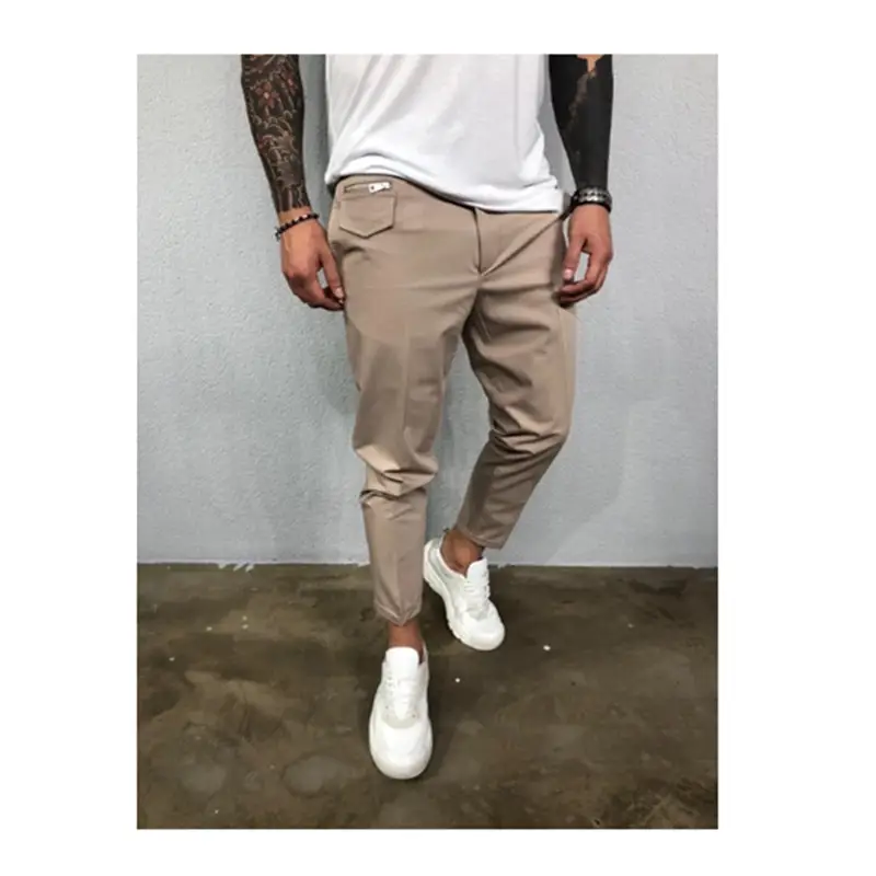 Casual Workwear Multi-Pocket Men's Trousers