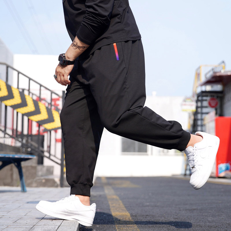 Spring Men's Trousers Plus Fat Plus Size Fat Fat Pants Loose Sweatpants