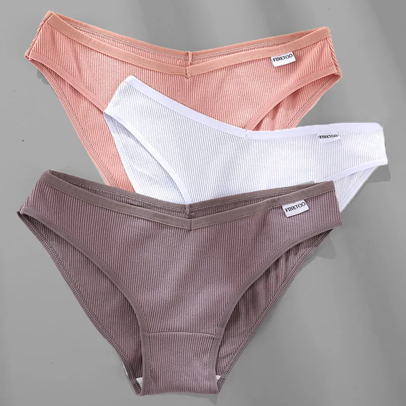 M-4XL Cotton Panties Female Underwear Sexy Women Briefs - 6 Set-3Xl
