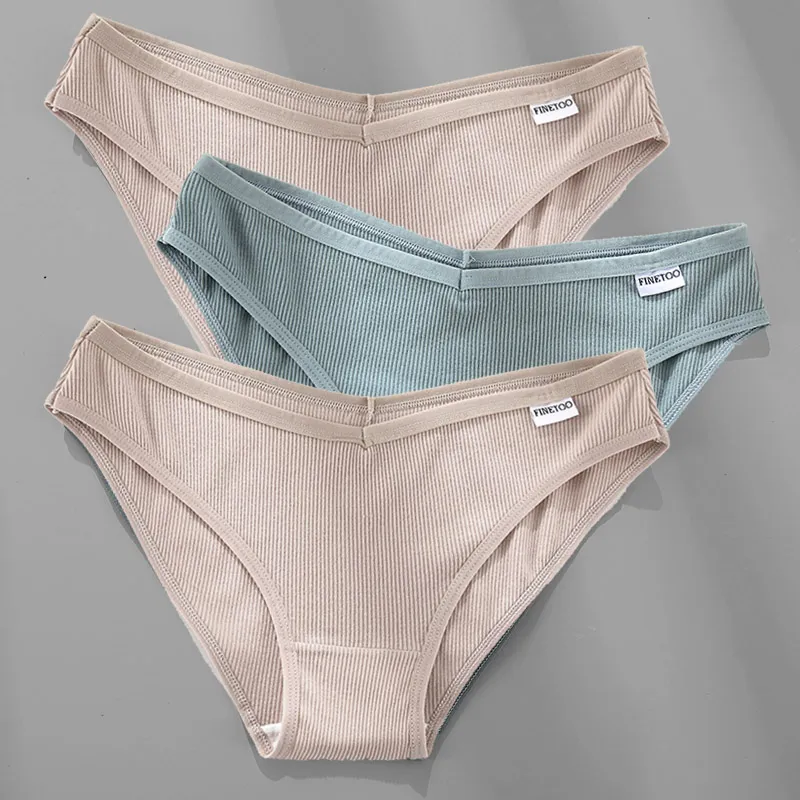 M-4XL Cotton Panties Female Underwear Sexy Women Briefs - 15 Set-L